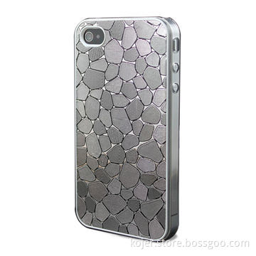 Crystal Case for iPhone 4, Made of PC and PU, Customized Patterns and Logos Accepted